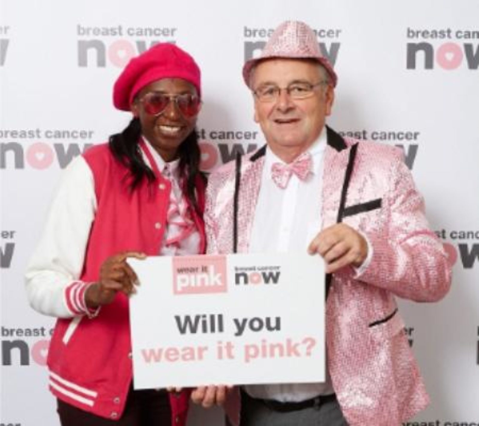 Alan at the Wear it Pink event