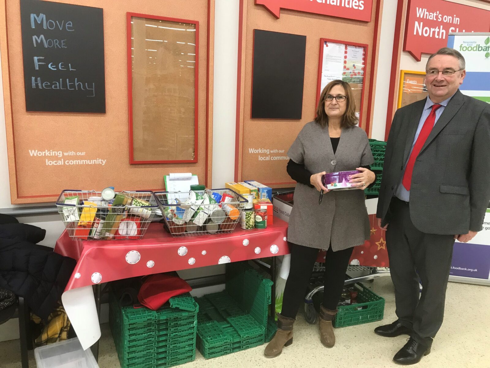 Alan Campbell at Tesco North Shields