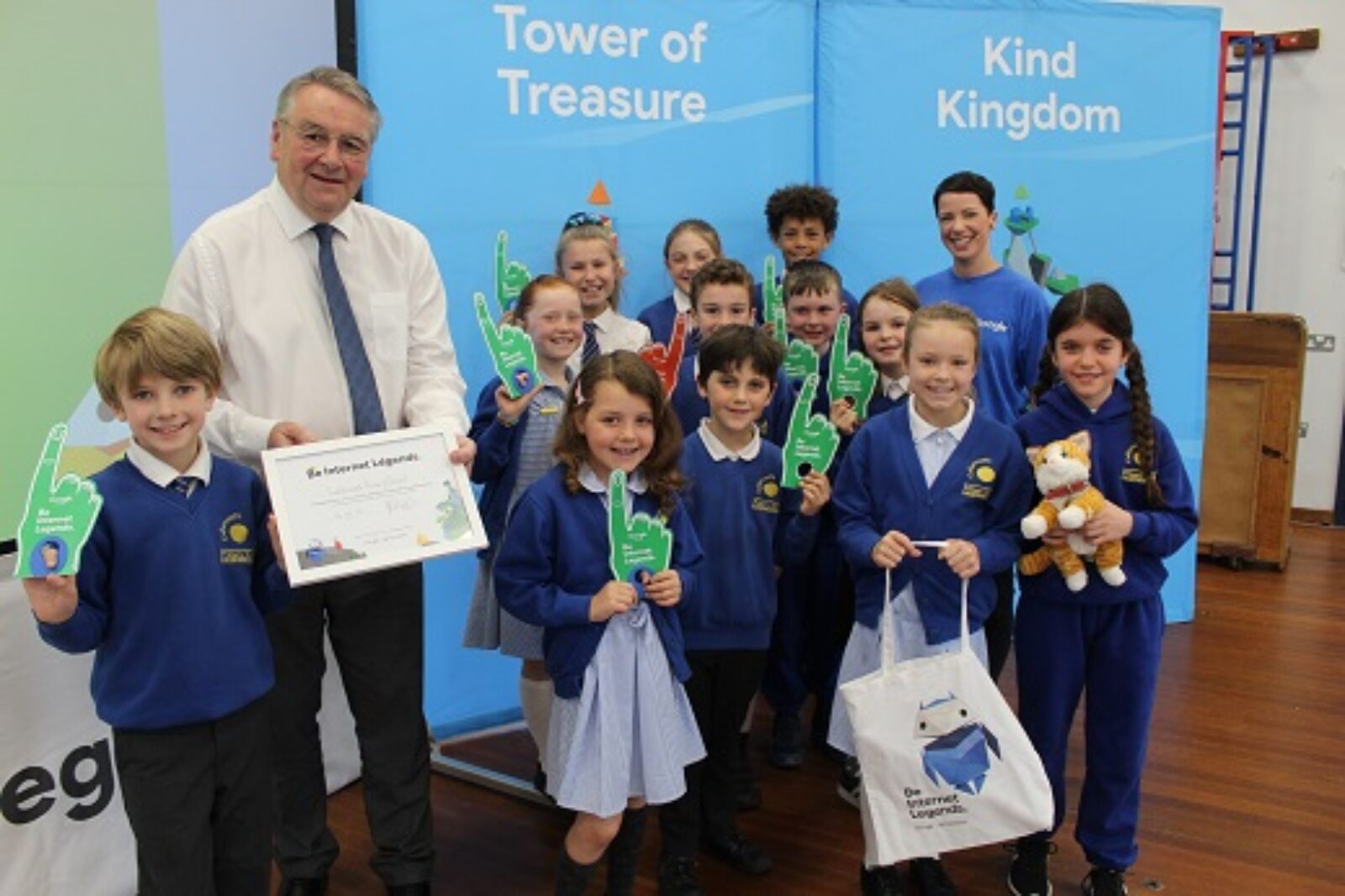 Alan Campbell MP at Cullercoats Primary School