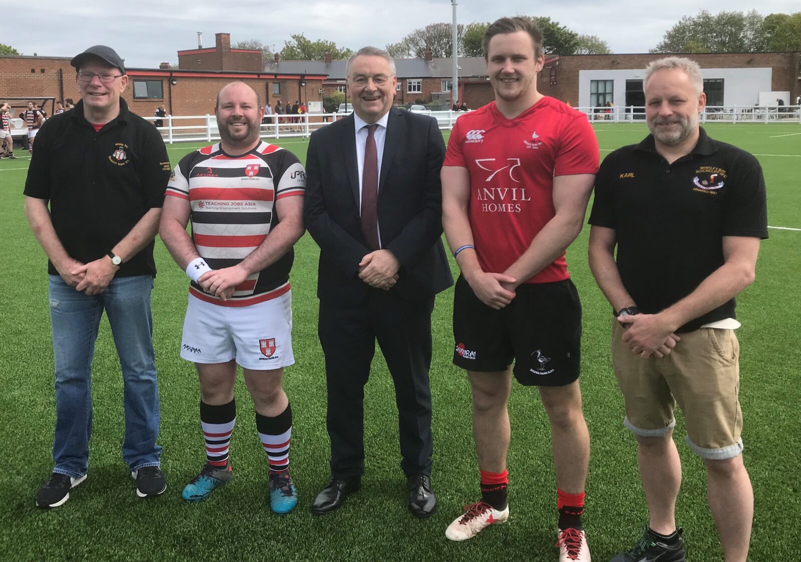 Alan at Rockcliffe Rugby Club