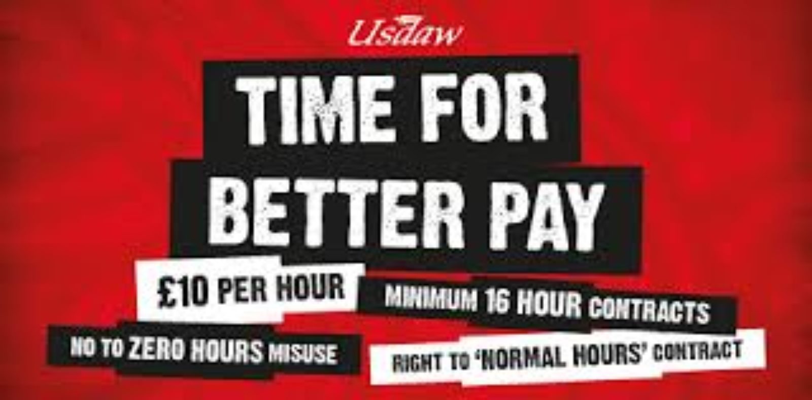 Usdaw campaign for better pay
