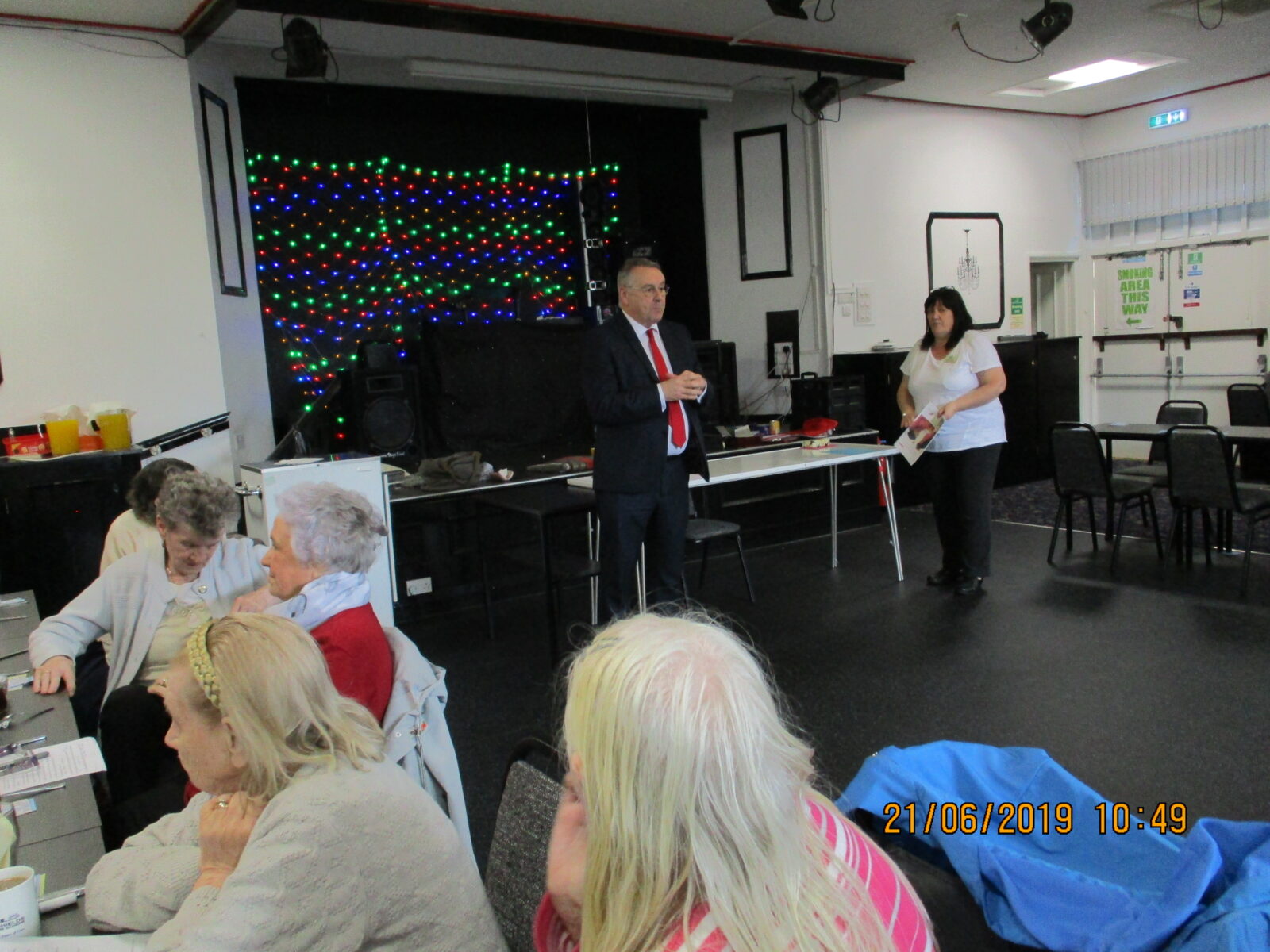 ALan Campbell at Loneliness Awareness Week in North Shields