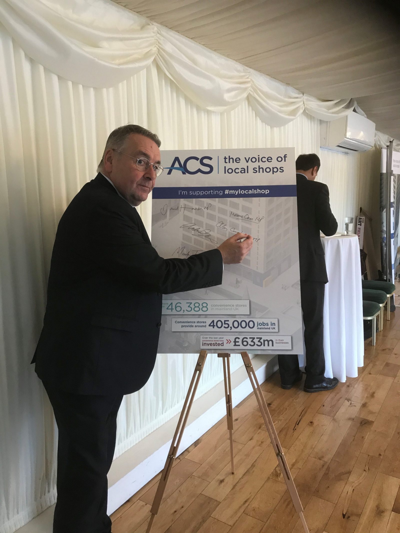 Alan supporting ACS