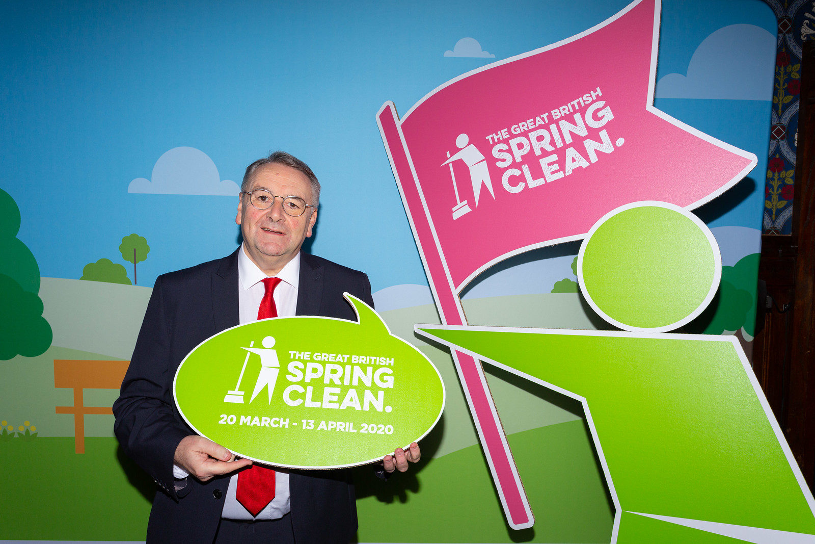 Alan Campbell supporting the Great British Spring Clean