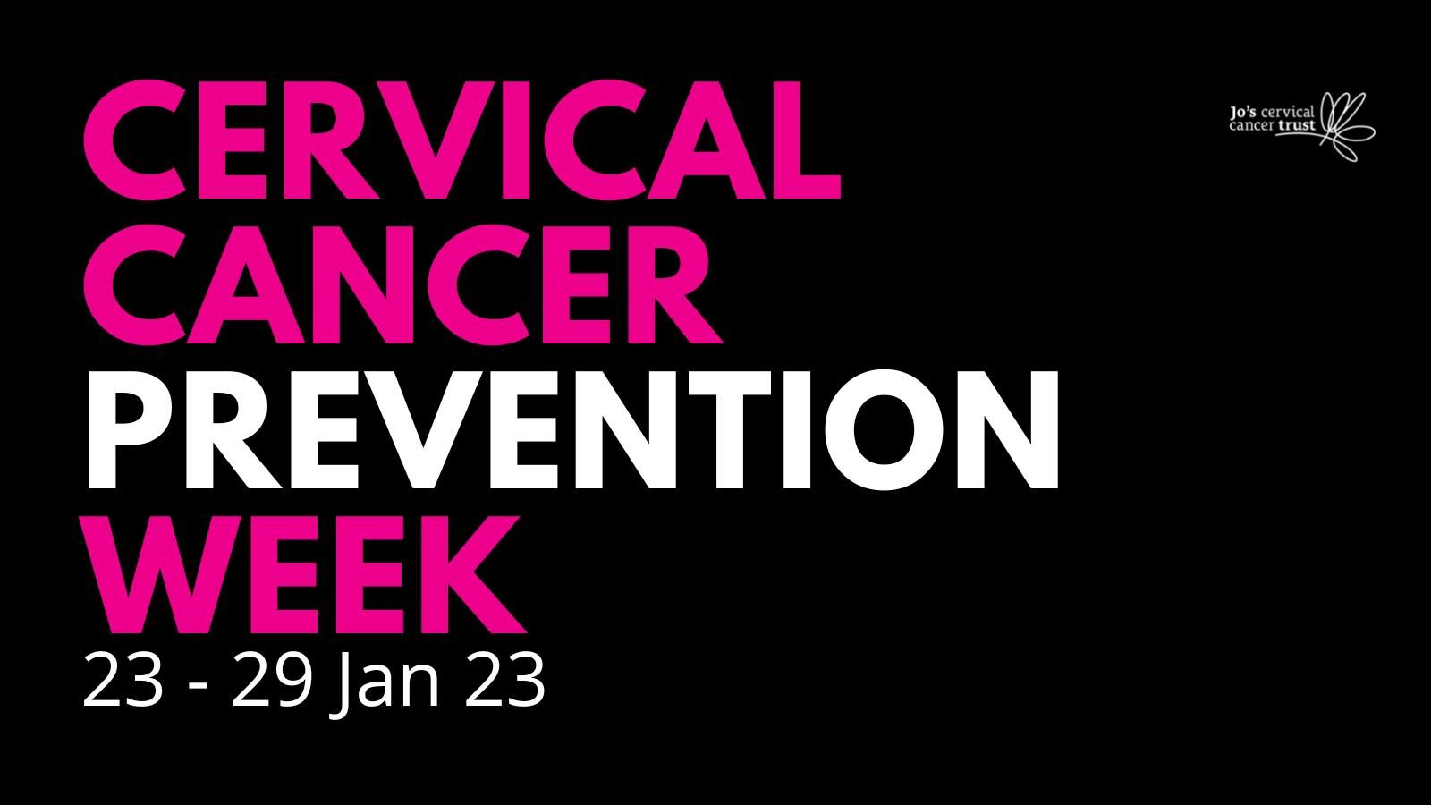 Cervical cancer prevention week