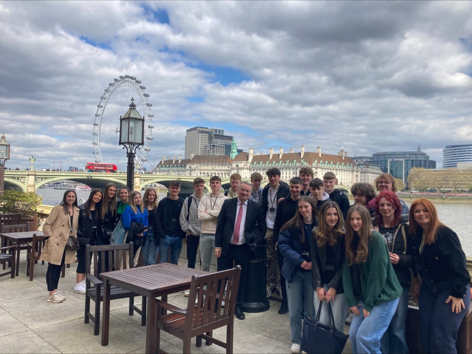 Whitley Bay High School visit Westminster