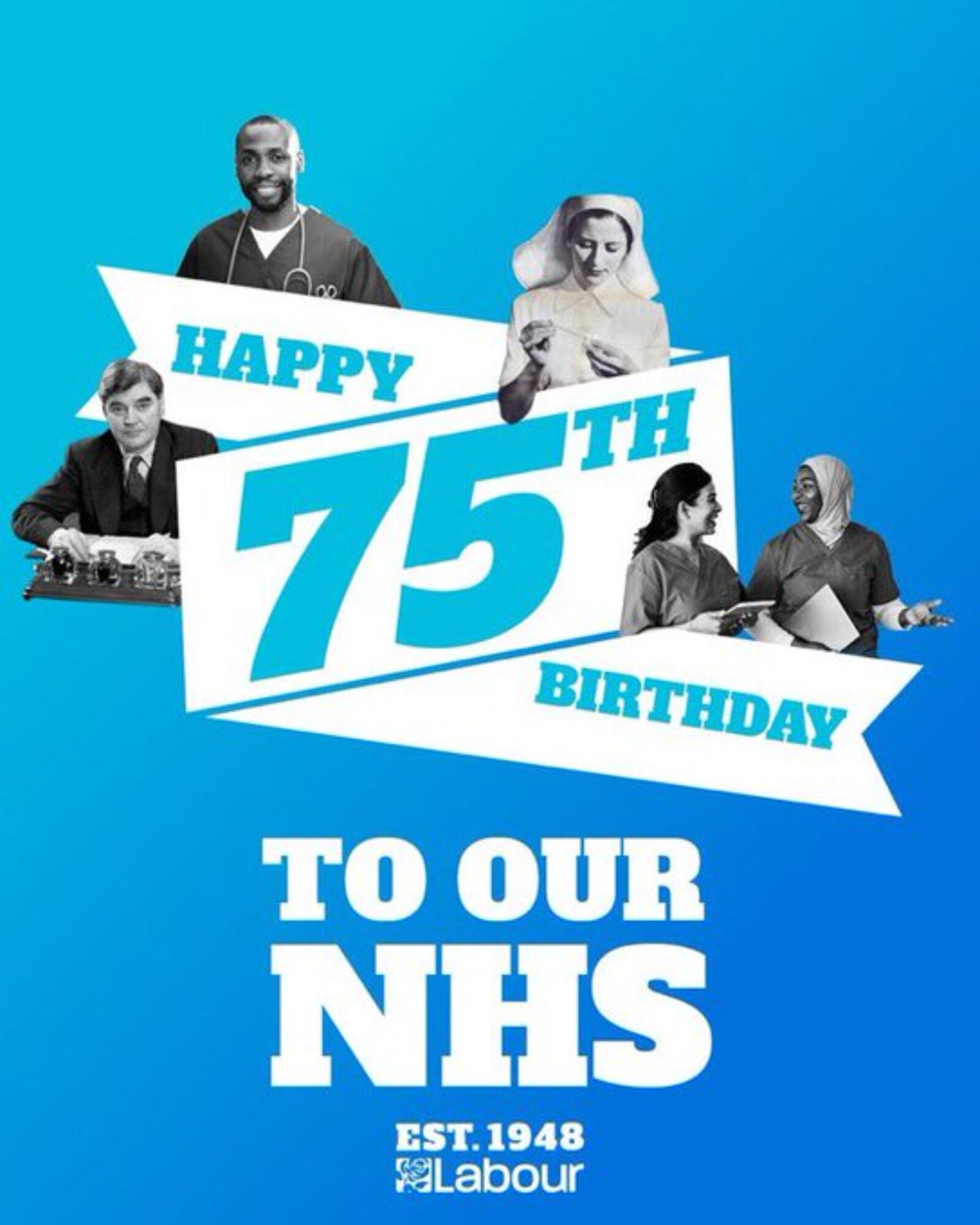 75 years NHS